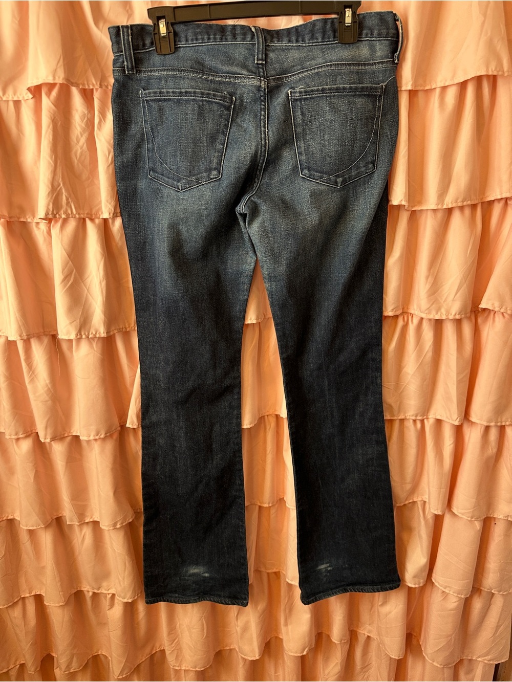 Paper Denim & Cloth Dark Blue Flare Jeans size 31 (Mid-era vintage). - Picture 3 of 11